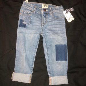 Toddler patch jeans